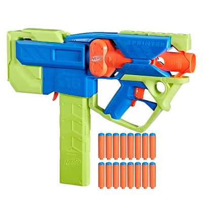 Бластер с 16 мягкими пулями Nerf Blaster Nerf N Series Sprinter Hasbro F8625 1
